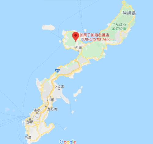 沖縄で恐竜！DINO恐竜PARK やんばる亜熱帯の森の場所