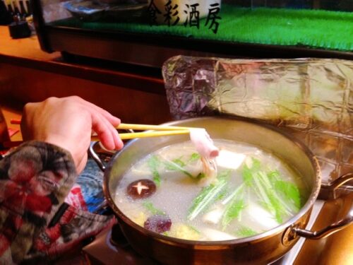 那覇　まつもと　アグー豚しゃぶしゃぶ 