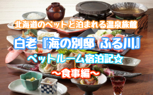 ペットと泊まれる宿 北海道 白老 海の別邸 ふるかわ ペットルーム宿泊記ブログ 食事編 ゆったり旅行ブログ ペットと泊まれる宿 北海道 白老 海の別邸 ふるかわ ペットルーム宿泊記ブログ 食事編 ゆったり旅行ブログ