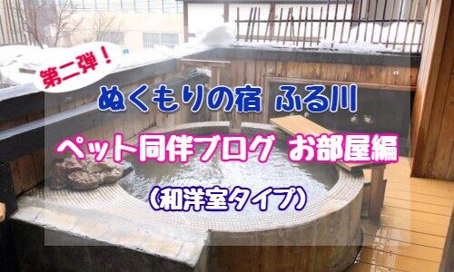 ペットと泊まれる宿 北海道 定山渓 ふる川 ペット同伴ブログ ペットルーム 和洋室305号室 編 ゆったり旅行ブログ