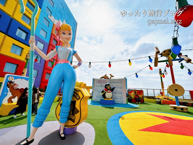 トイストーリーホテル 部屋ブログ スクエアビュー